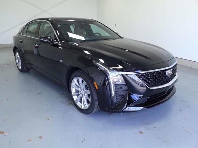 2025 Cadillac CT5 Premium Luxury in Black Raven — front three-quarter view